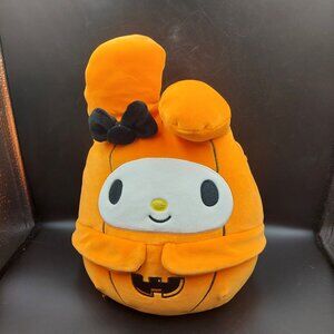 2024 Squishmallows Sanrio Halloween 8" My Melody Pumpkin Plush Doll EUC